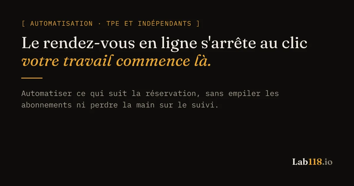 Après le clic sur « Réserver », il reste tout le travail