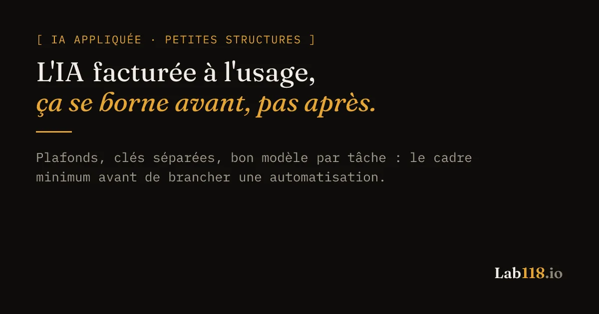 Facturation au token : garder la main sur ce que l'IA vous coûte